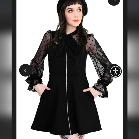 Foxblood Enid Zipper Dress - Picture 2 of 6